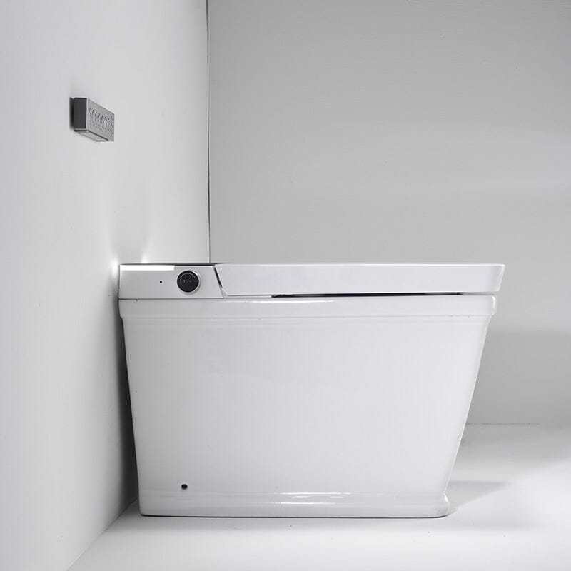 Modernes quadratisches Stand-Smart-WC mit Fernbedienung und automatischer Abdeckung