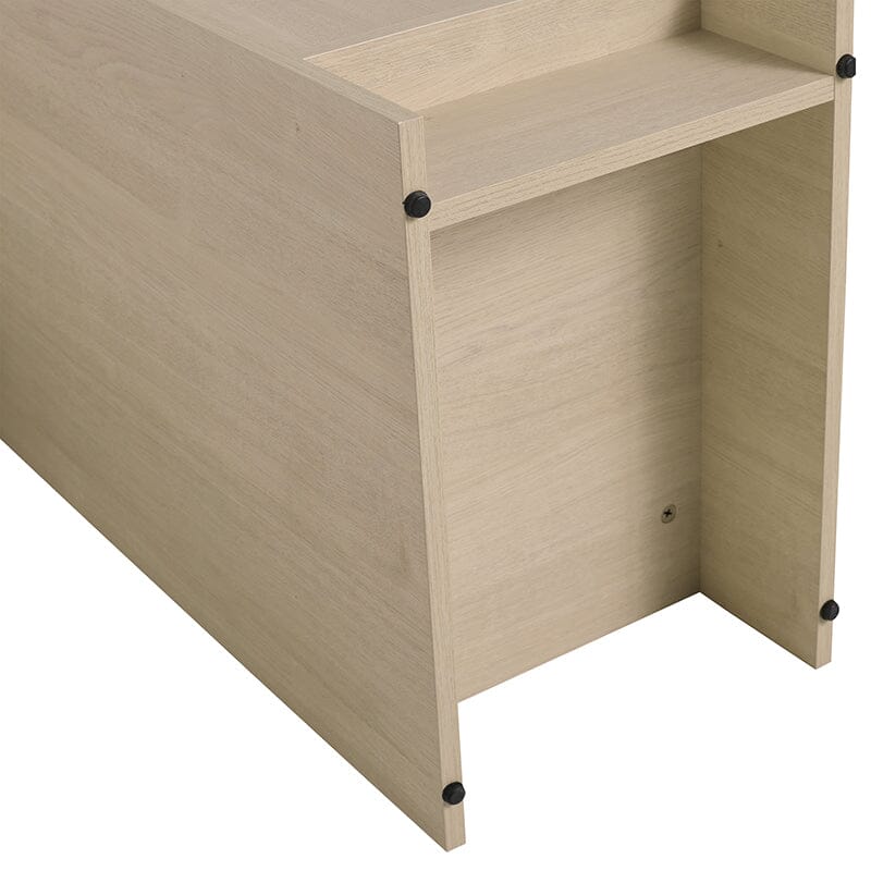 16" Freestanding Bathroom Vanity with Round Sink with Soft Close Doors and Shelves