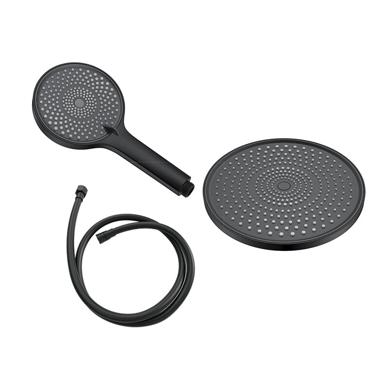 10" Round Shower Head & Hand Shower with Hose Replacement Accessories