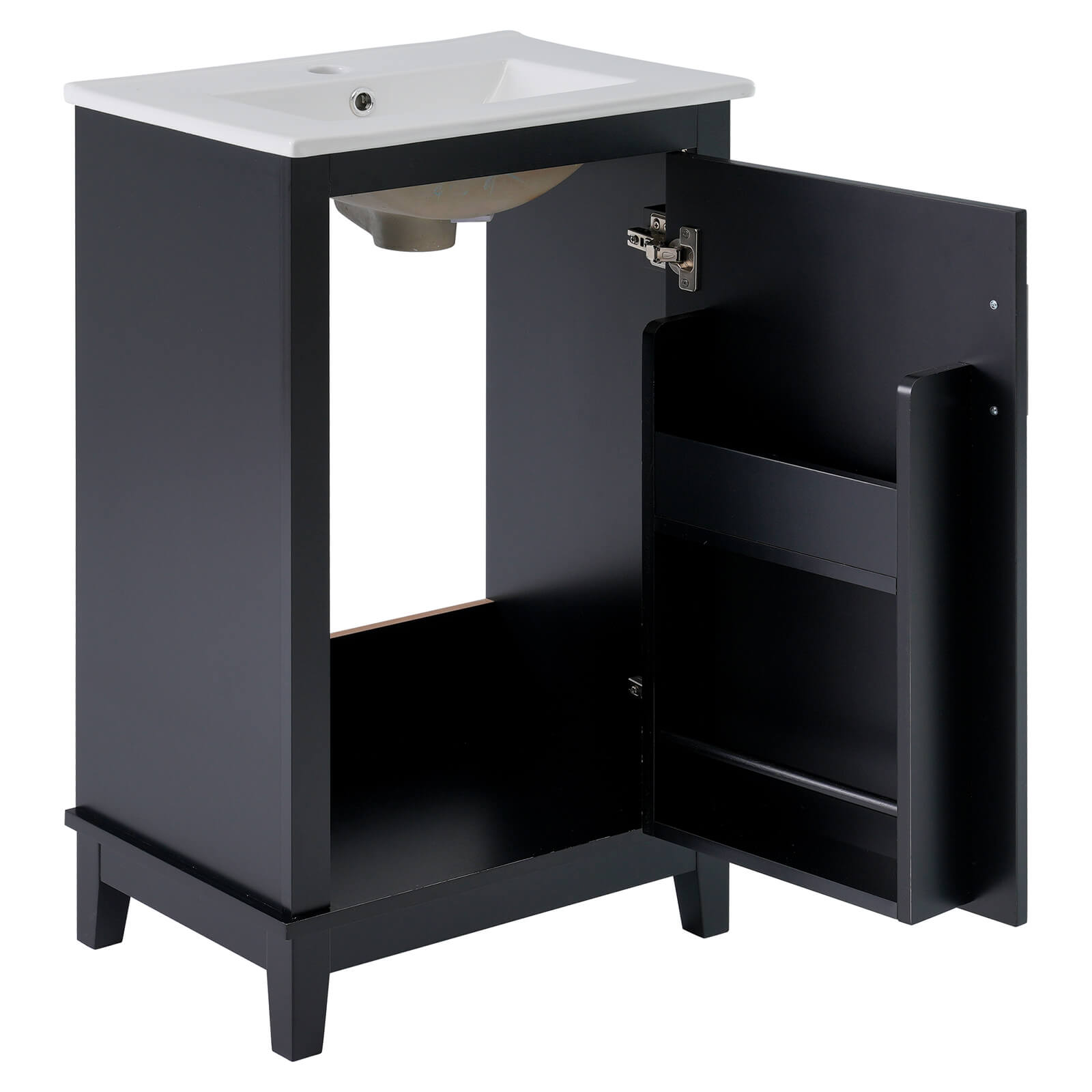 20-inch compact vanity for effective space utilization