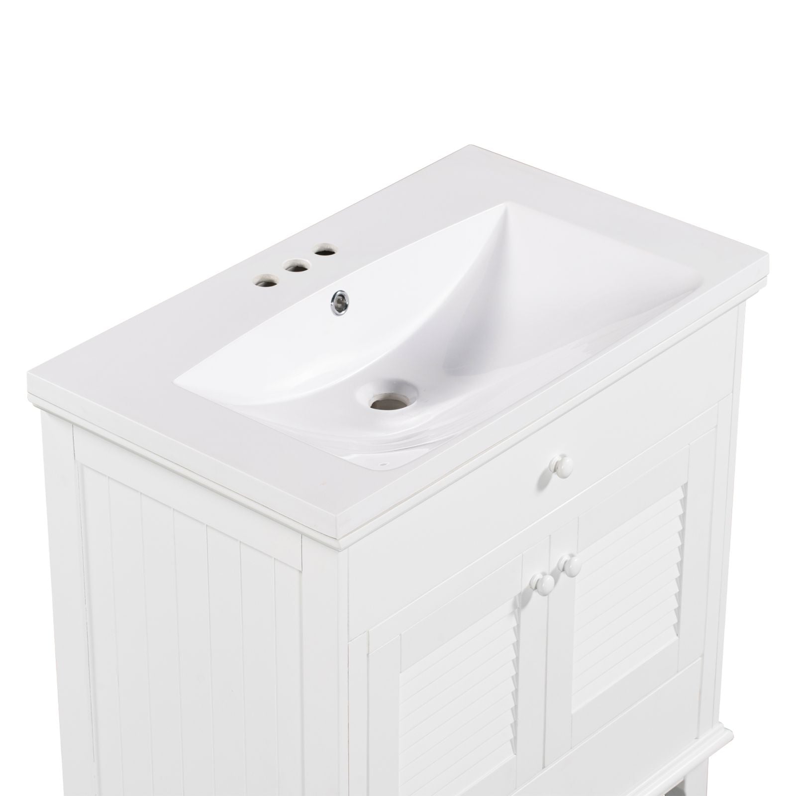 Bathroom vanity with sink