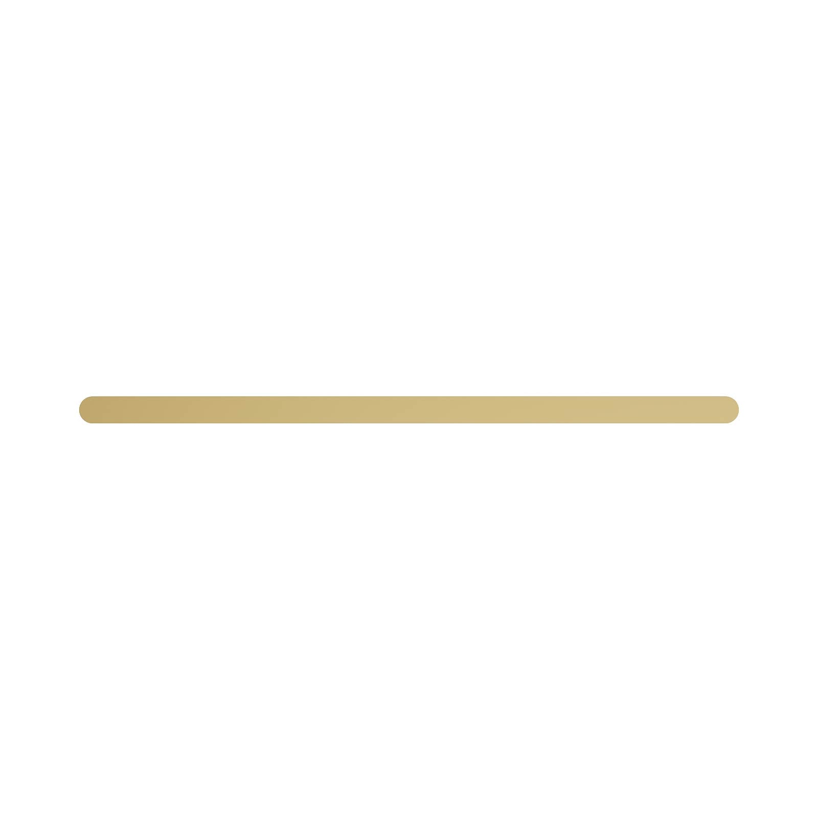 24 inch brushed gold stainless steel wall mounted towel bar