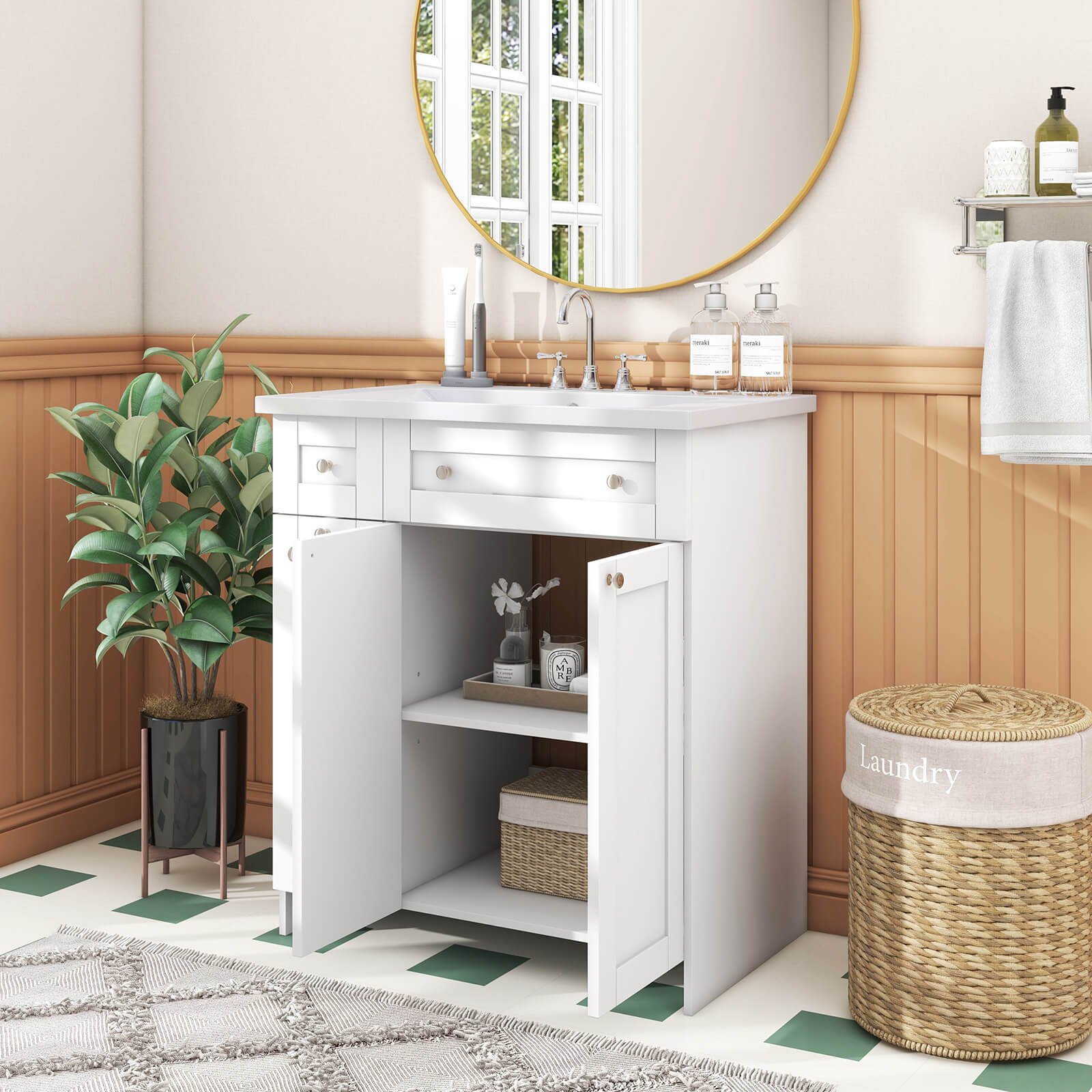 30-inch bathroom vanity perfect for contemporary decor