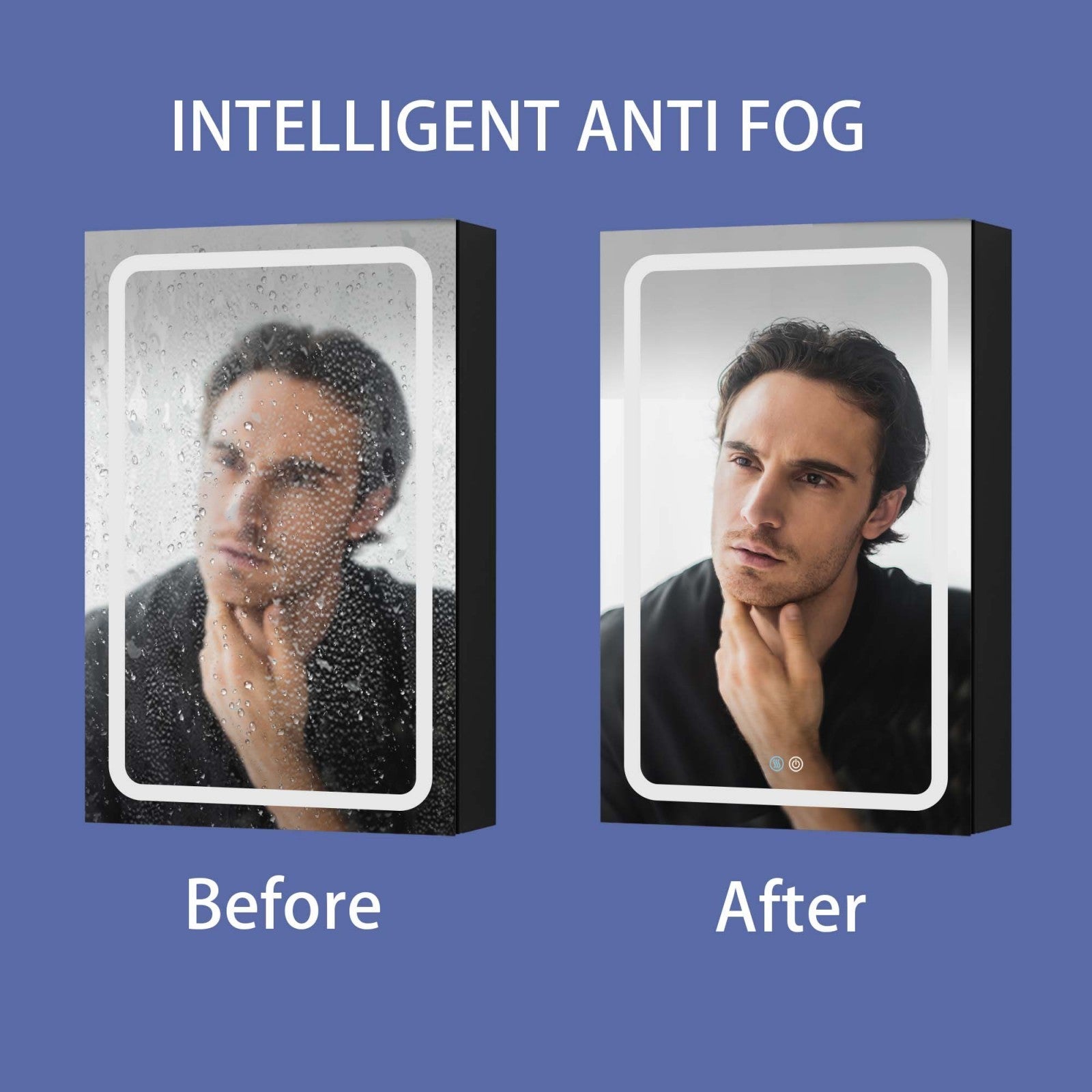 30 x 20 Inch LED Mirror Cabinet