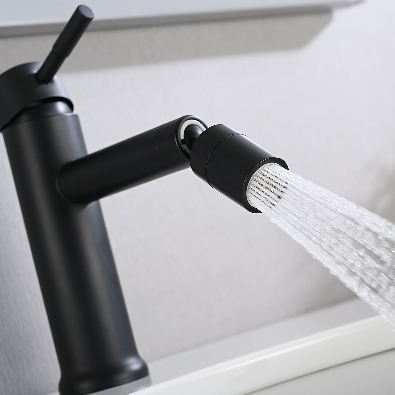 360-degree Rotating Aerator Bathroom Sink Faucet
