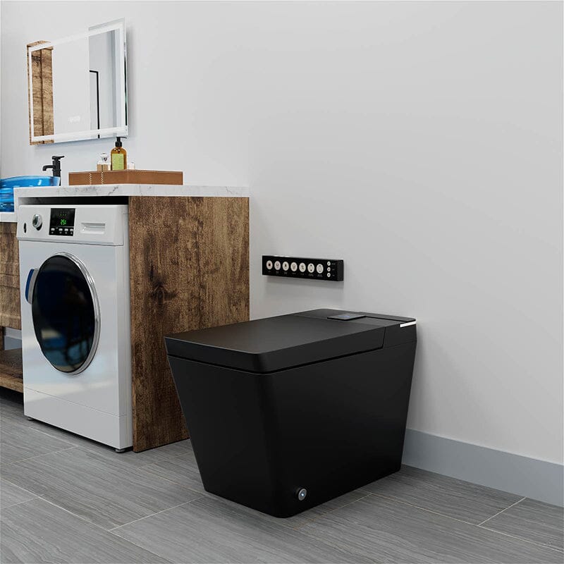 Giving Tree One-Piece Floor Mounted Square Smart Toilet with Remote Control and Automatic Cover