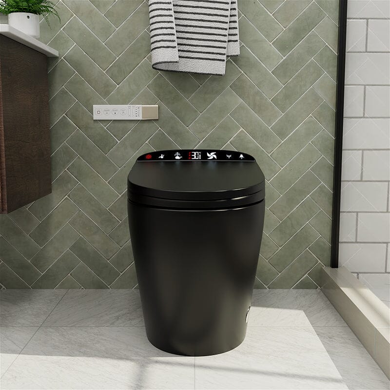Giving Tree One-Piece Elongated Floor Smart Toilet with Remote Control and Automatic Cover