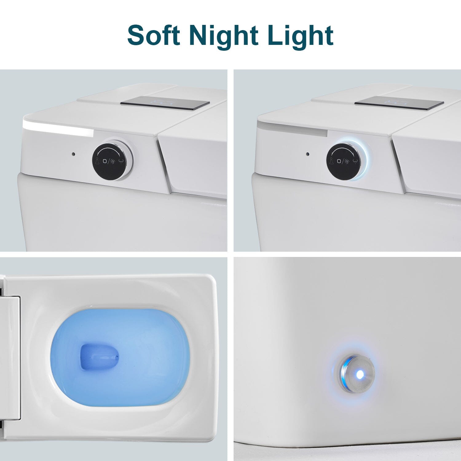 Giving Tree One-Piece Floor Mounted Square Smart Toilet with Remote Control and Automatic Cover