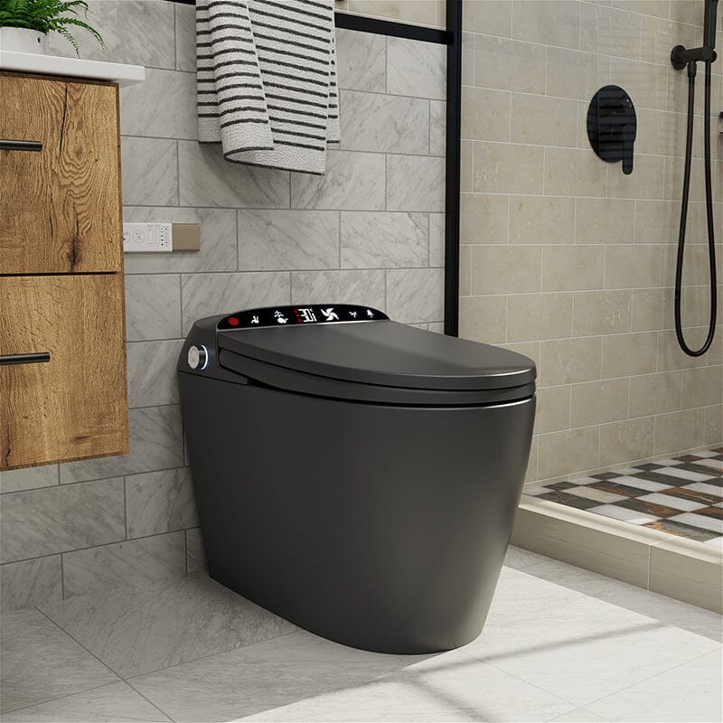 Giving Tree One-Piece Elongated Floor Smart Toilet with Remote Control and Automatic Cover