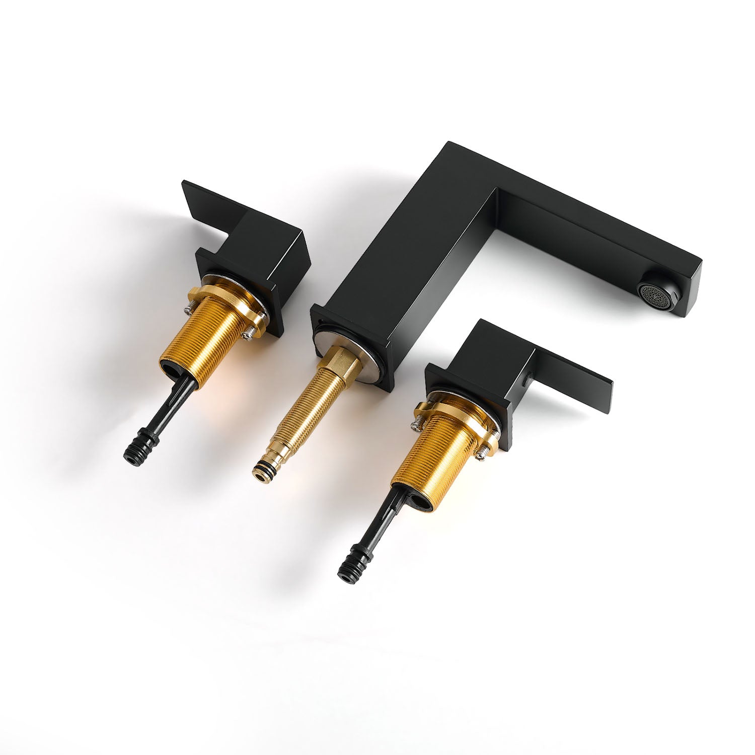 3 hole 2 handle widespread bathroom faucet interconnecting piece