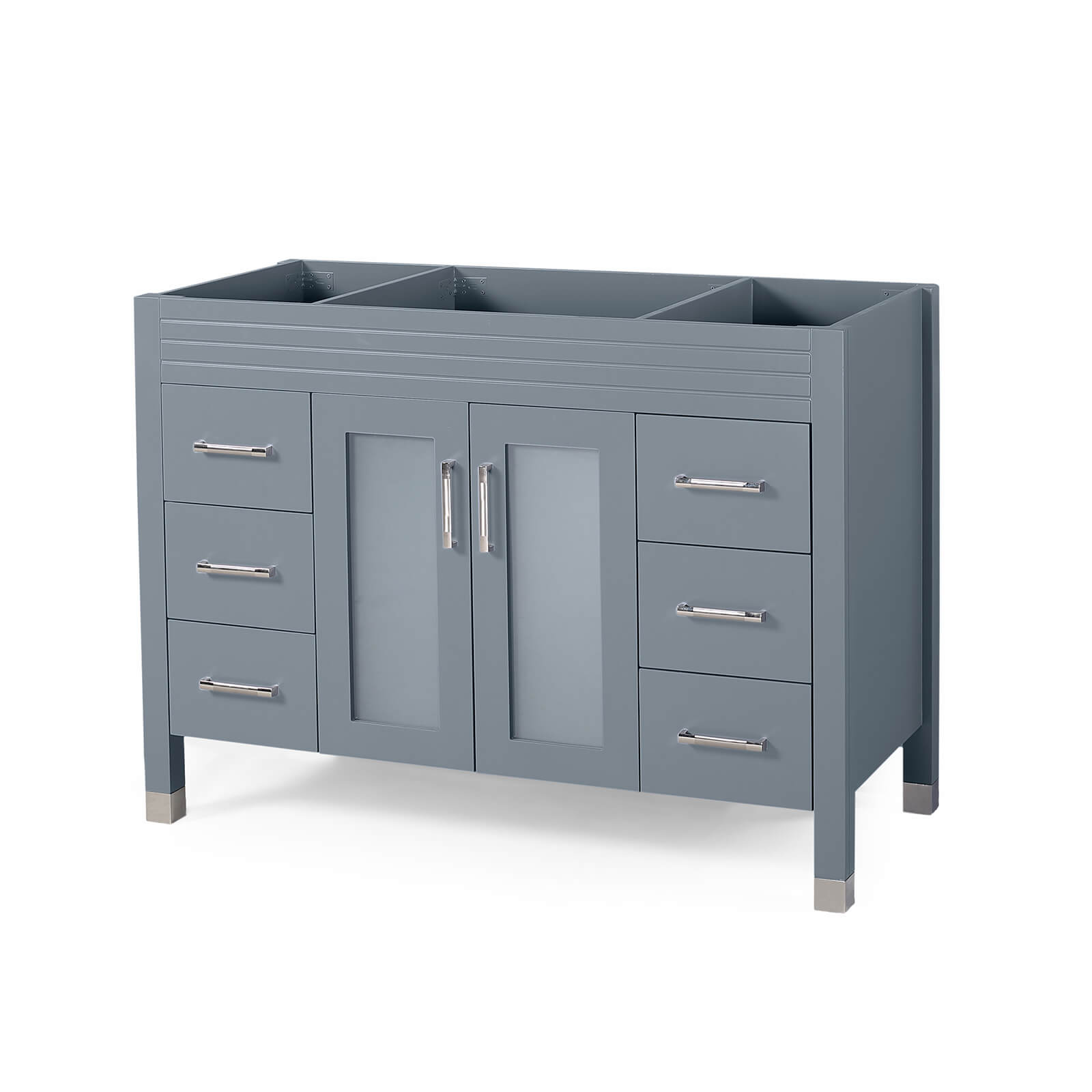 48 inch Acacia Wood Freestanding Vanity Without Top