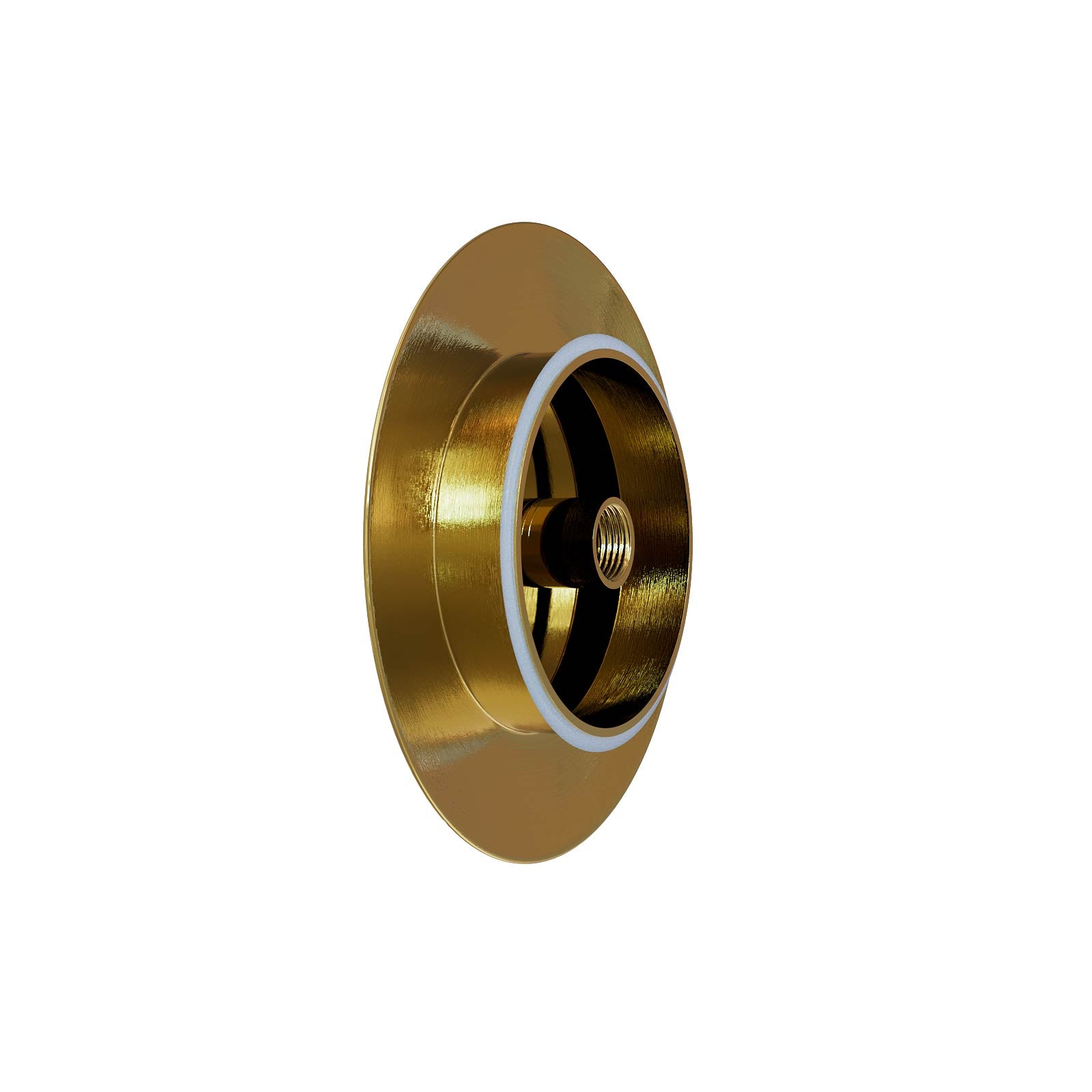Giving Tree Glossy Gold Drain Cap for Bathtub