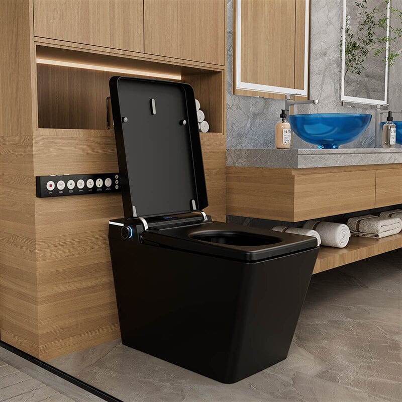 Giving Tree One-Piece Floor Mounted Square Smart Toilet with Remote Control and Automatic Cover