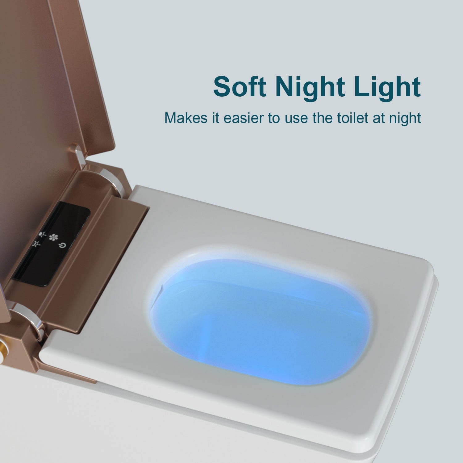 Giving Tree Smart Square One-Piece Floor Toilet with Remote Control and Automatic Cover