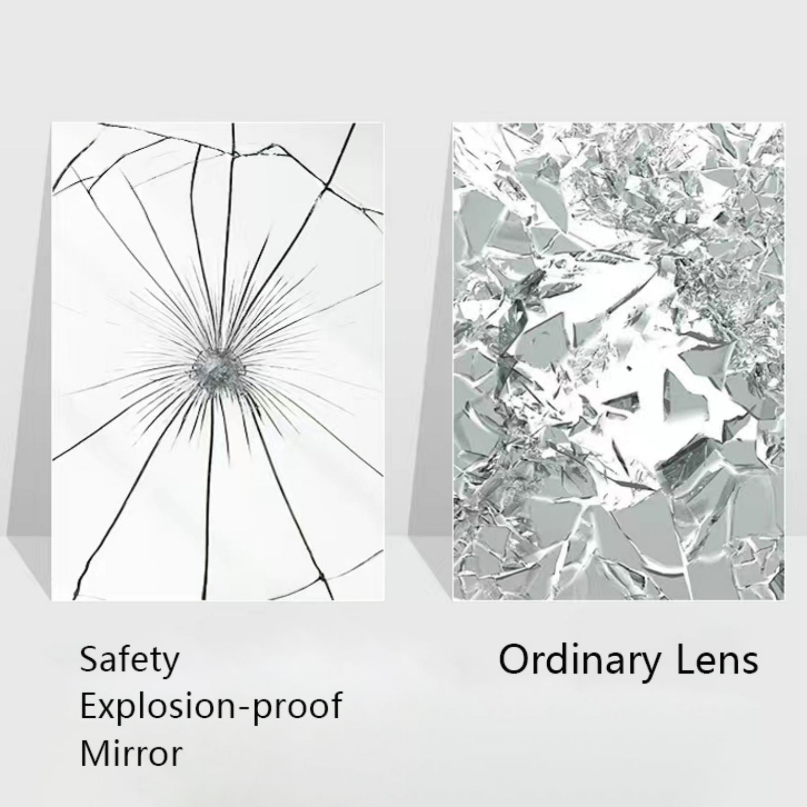 50"x30" Black Cabinet with LED and Dimmer