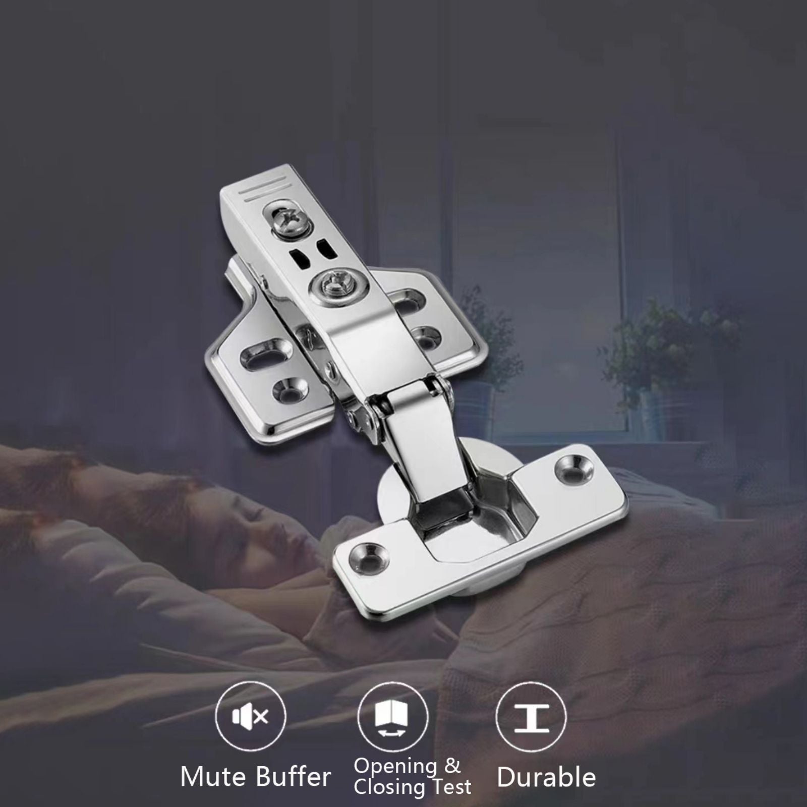 50"x30" Black LED Medicine Cabinet