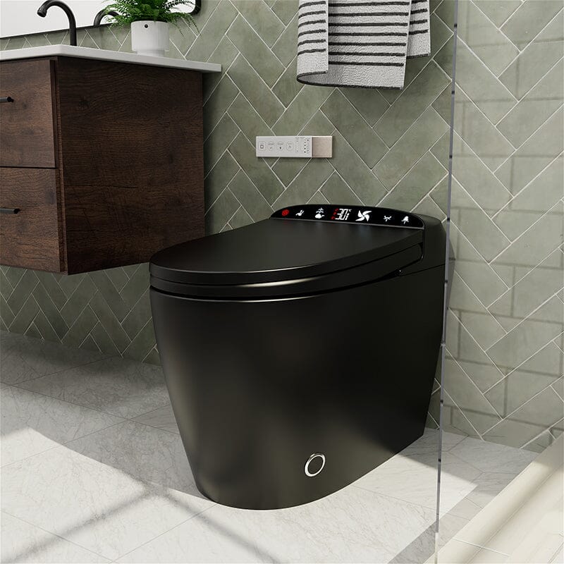 Giving Tree One-Piece Elongated Floor Smart Toilet with Remote Control and Automatic Cover