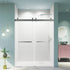 60 IN x 76 IN Chrome Double Sliding Soft Close Shower Door