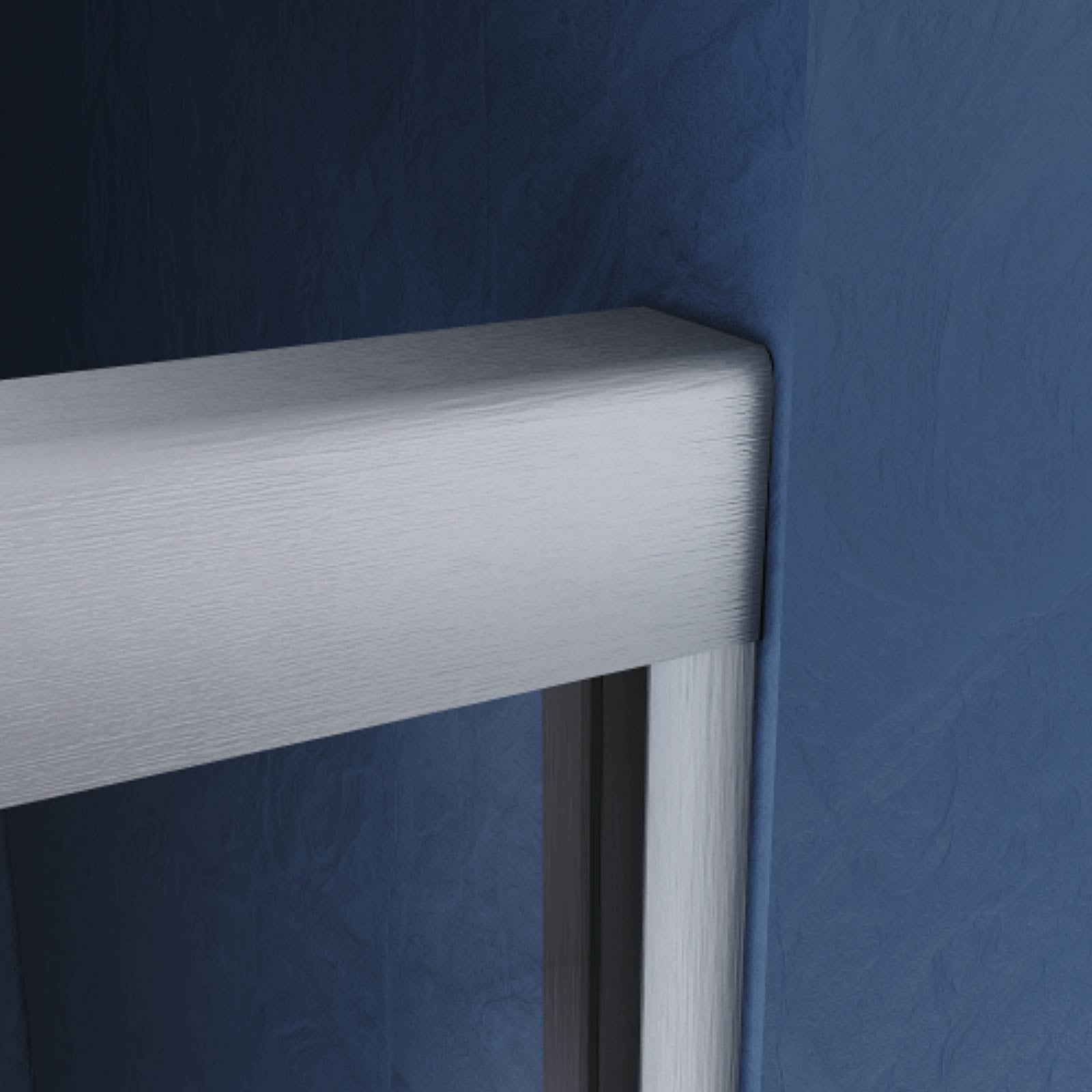 60 inch wide sliding tub door in nickel finish