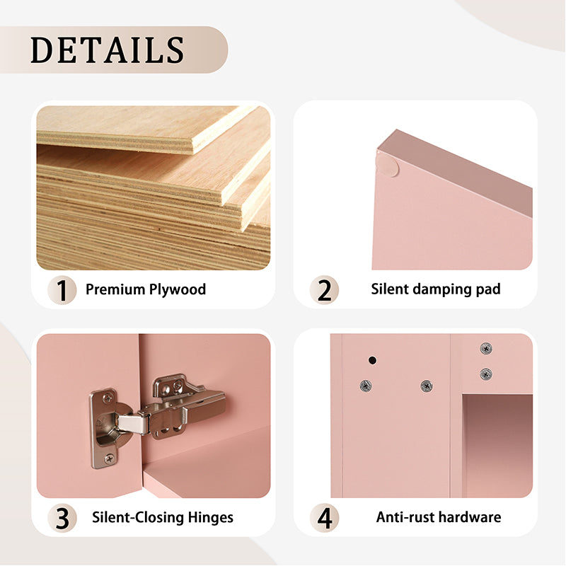 Mueble de baño flotante de 20 pulgadas para montaje en pared con lavabo de resina y puerta de armario con cierre suave.