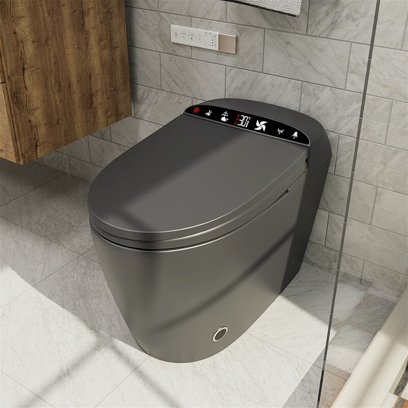 Giving Tree One-Piece Elongated Floor Smart Toilet with Remote Control and Automatic Cover