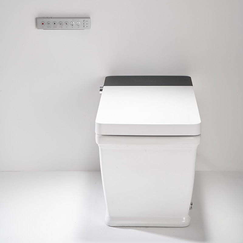 Modernes quadratisches Stand-Smart-WC mit Fernbedienung und automatischer Abdeckung