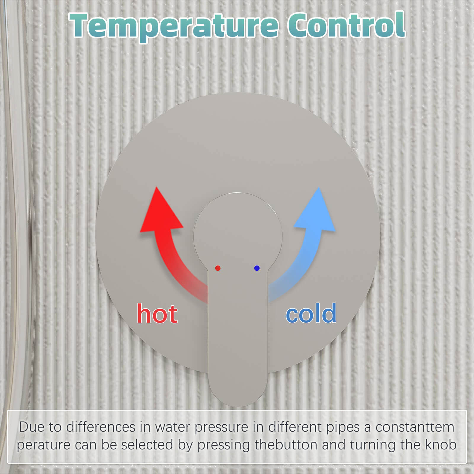 8" Wall Bar Shower Kit with 360° Rotate 3-Spray Cylindrical Shower Head And 6-Spray Handheld