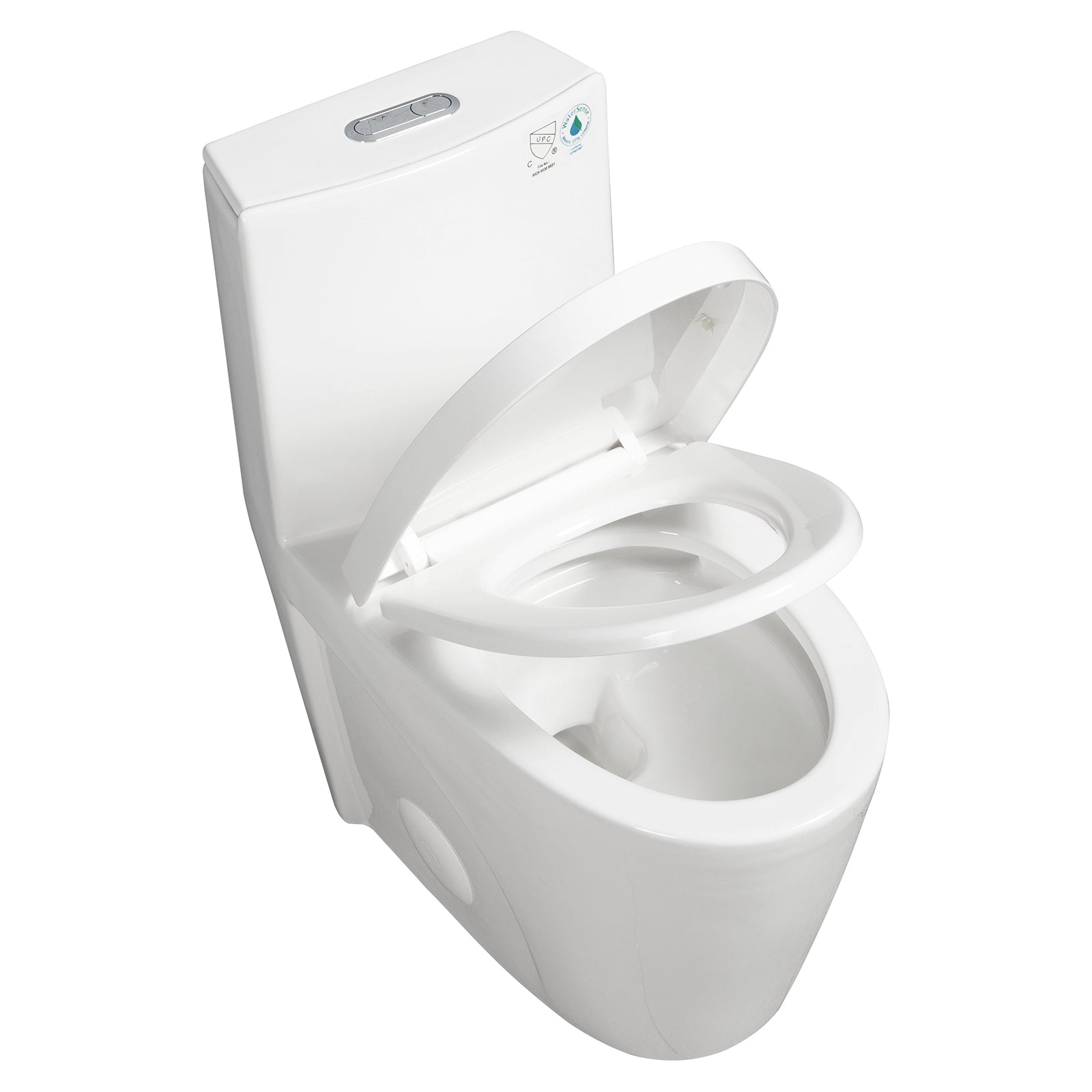 ADA Standard Elongated One Piece Toilet with Soft Close Seat