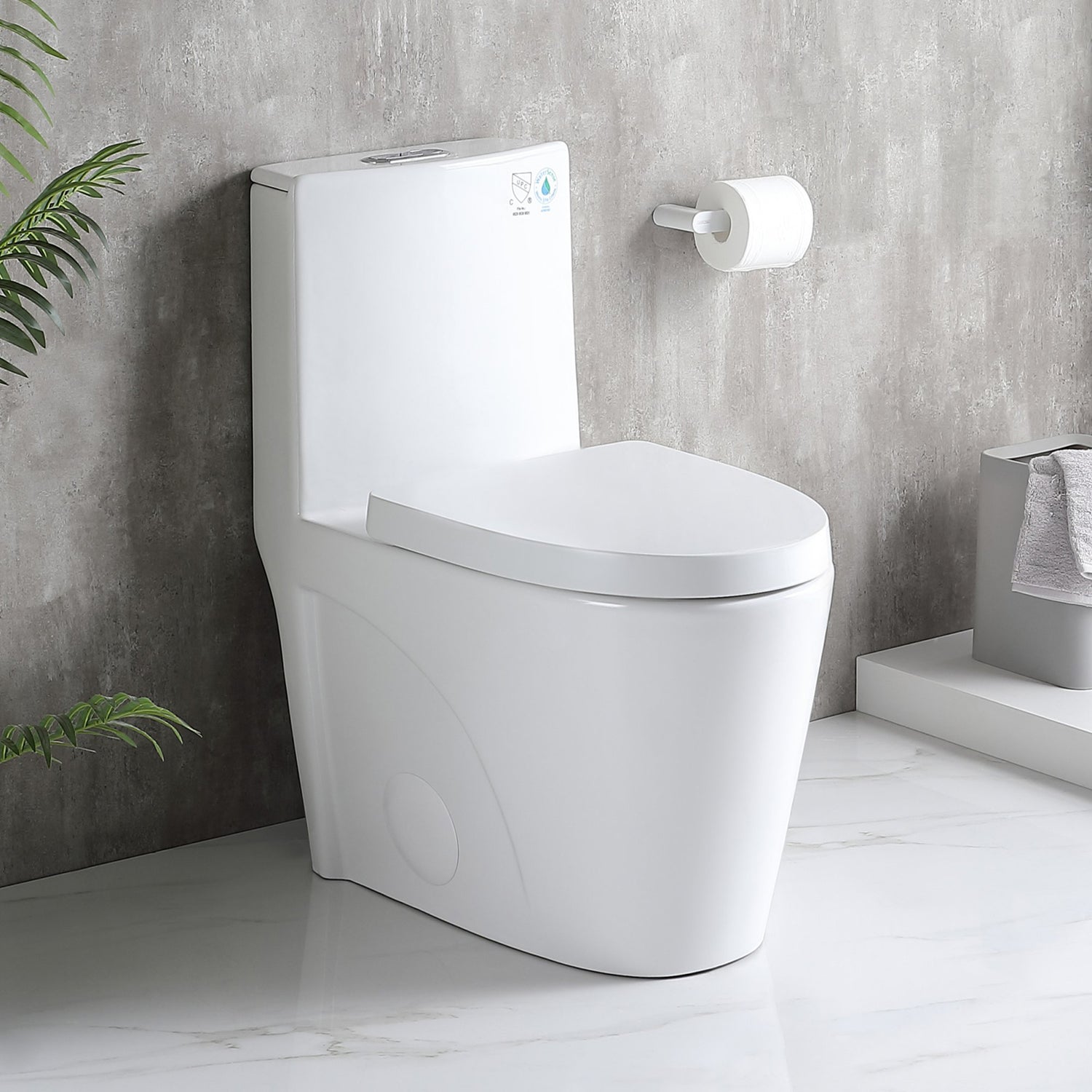ADA Standard Elongated One Piece Toilet