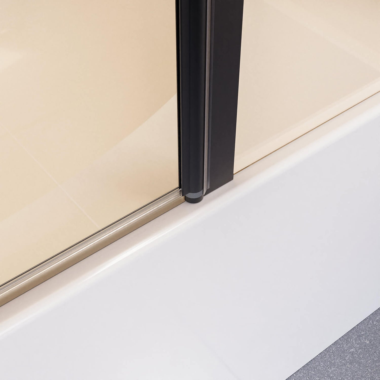 Aluminum alloy lifting pivot for smooth bathtub shower door operation