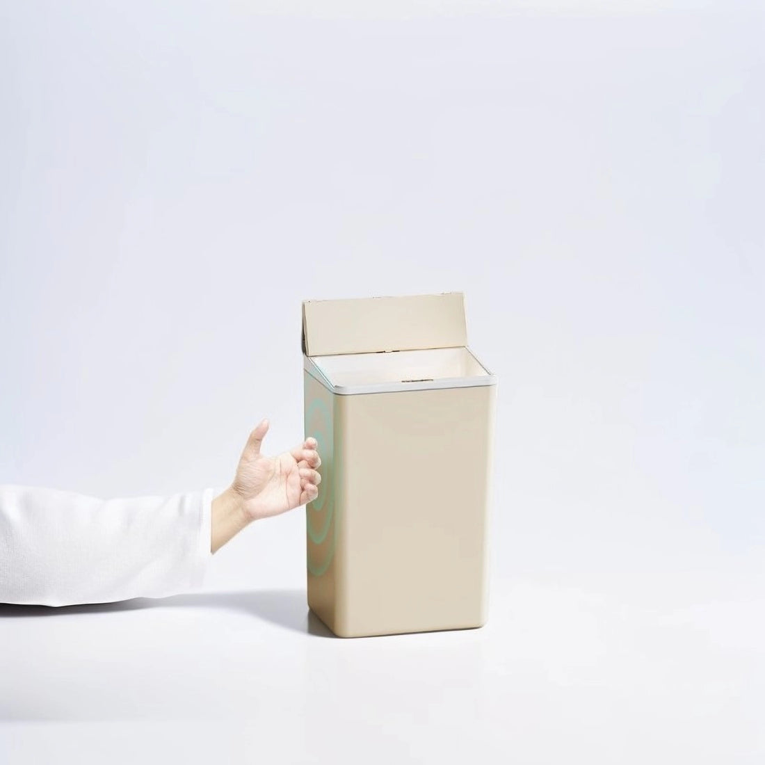 Automatic-smart-trash-can-with-motion-sensor-lid