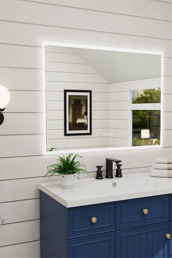 Bathroom Cabinet Wide angle Mirror