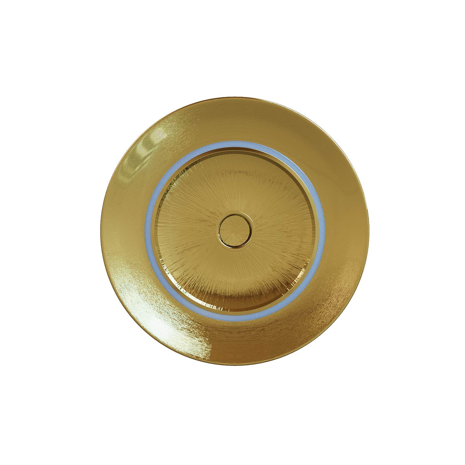 Giving Tree Glossy Gold Drain Cap for Bathtub