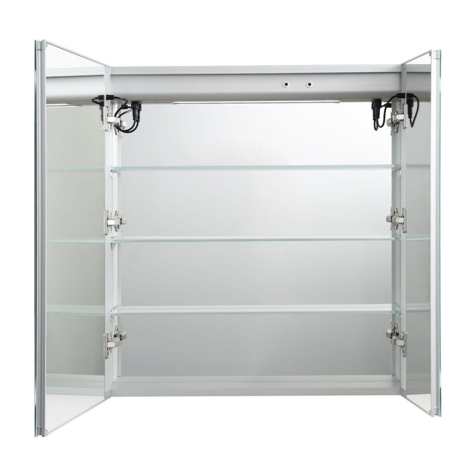 Blossom 36"x32" LED Cabinet 2Doors 3Glass Shelves