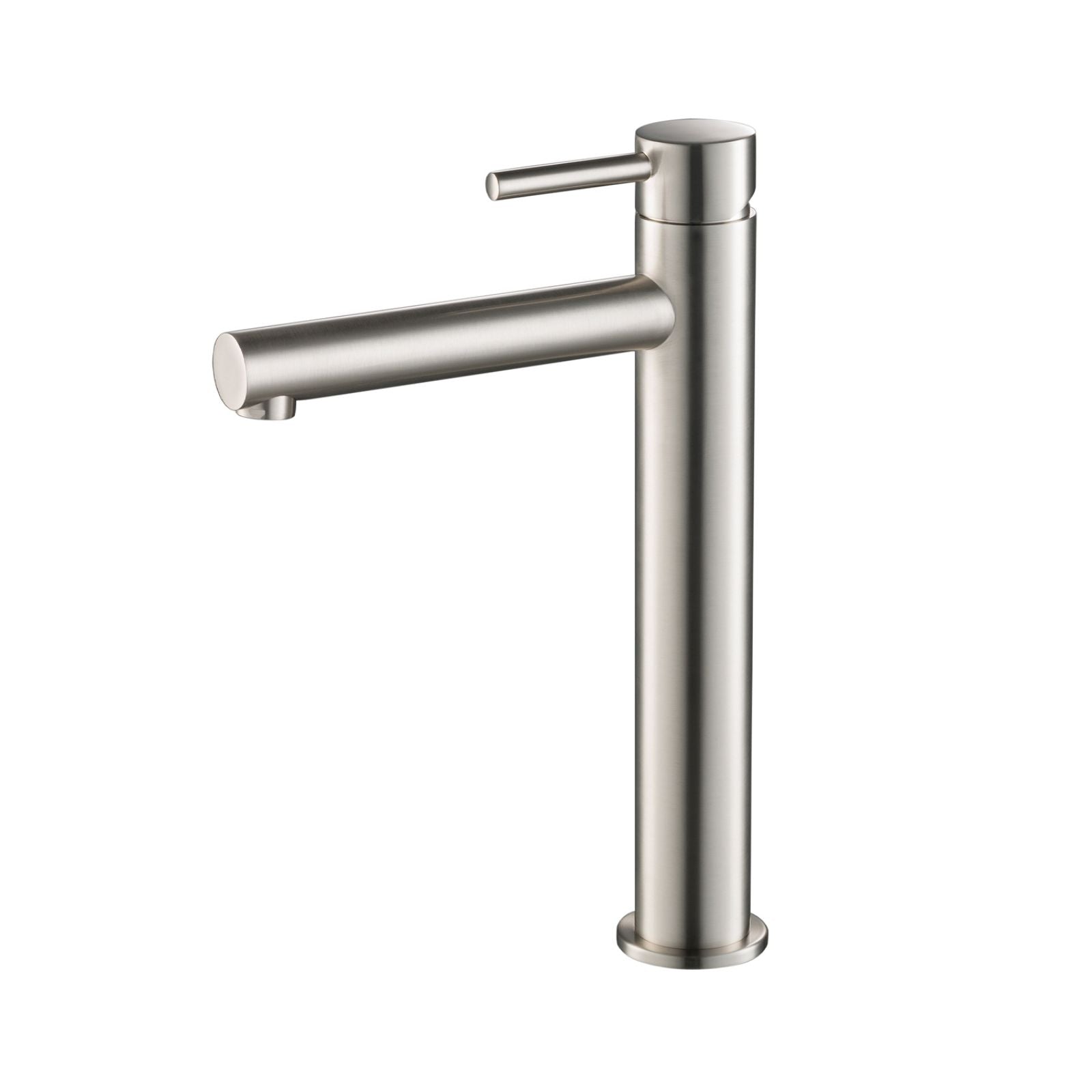 Blossom Long Cylinder Single Hole Faucet Brushed Nickel