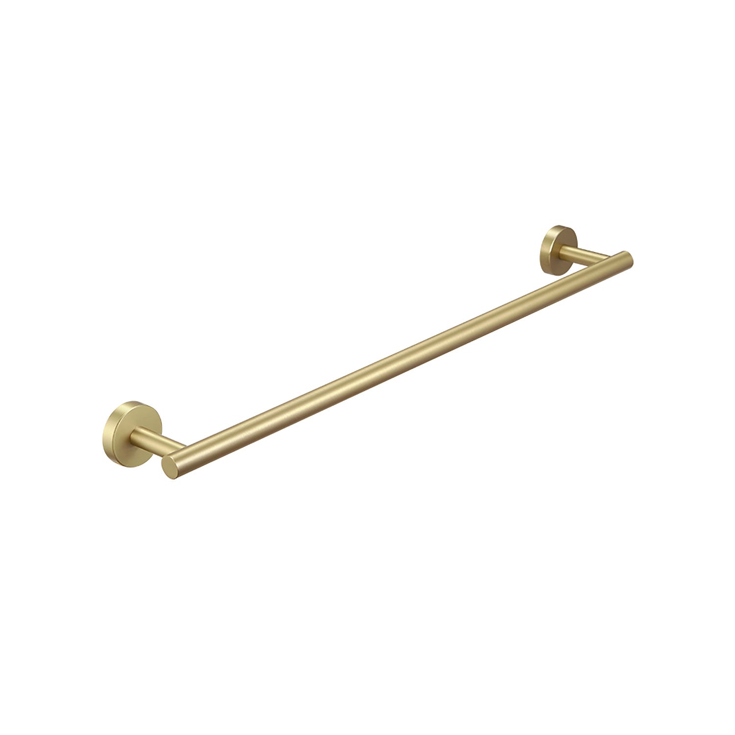 Brushed Gold Wall-Mounted Bathroom Hardware long towel bar