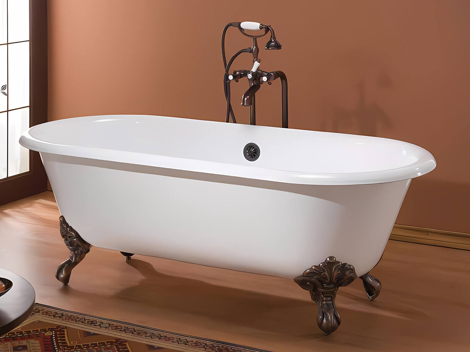 Cast iron bathtub with a lifespan of 50 years