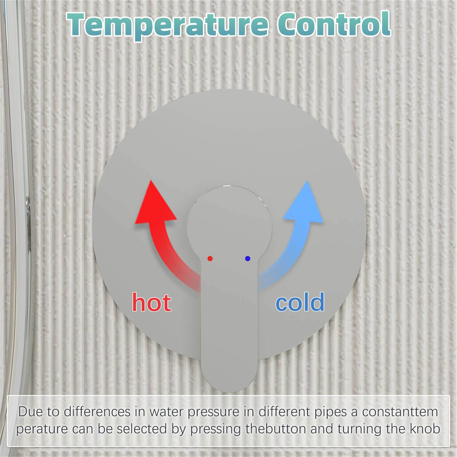 8" Wall Bar Shower Kit with 360° Rotate 3-Spray Cylindrical Shower Head And 6-Spray Handheld