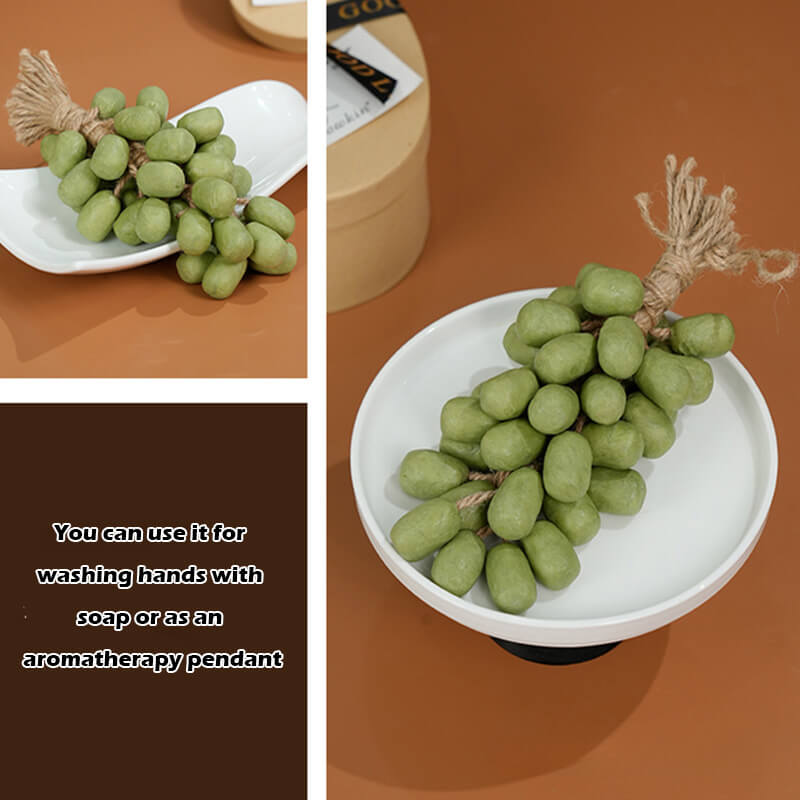 Cold processed green grape soap handmade for sensitive skin