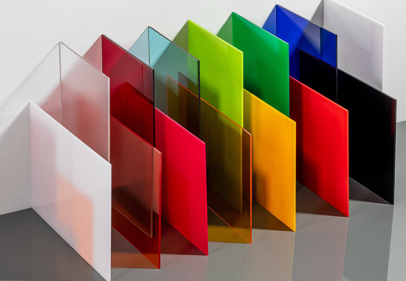 Colorful acrylic sheets