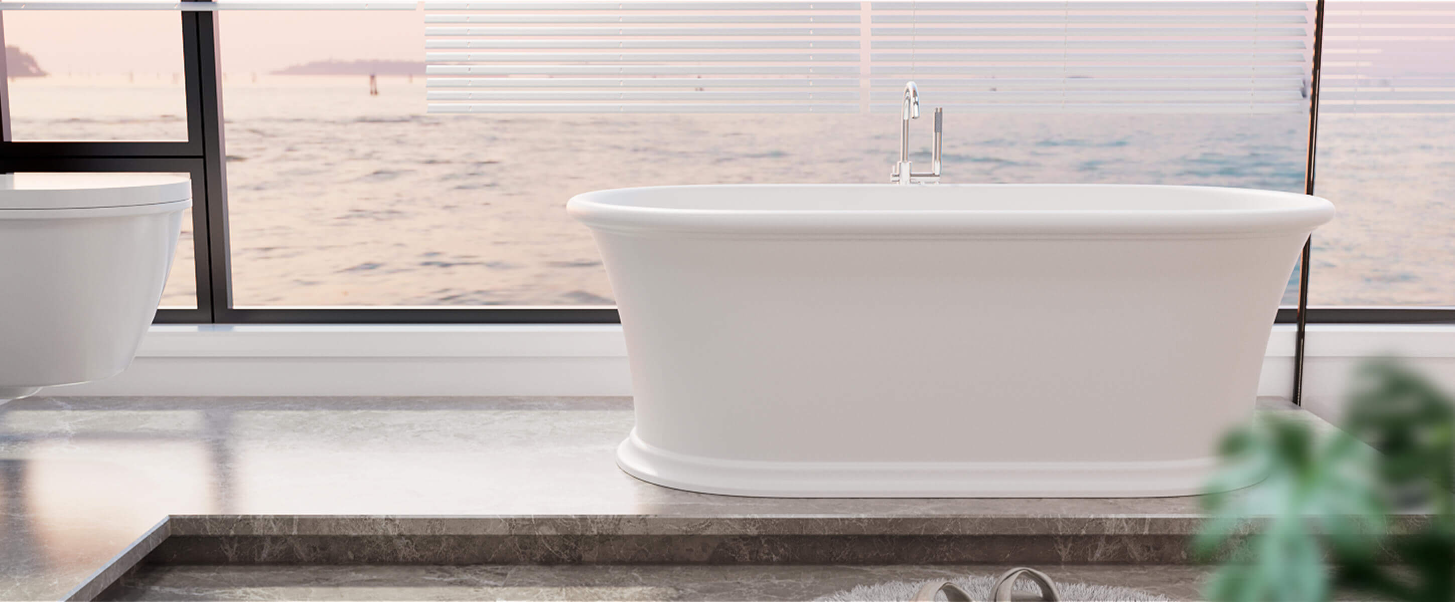 Compatible with retro design and modern style pedestal bathtub G8-1041W67