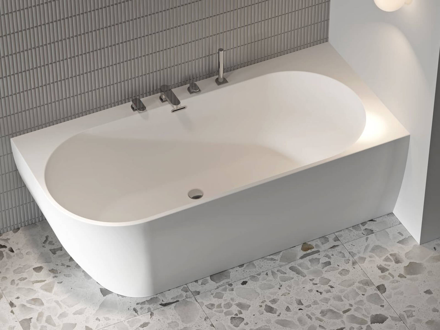 Corner bathtubs for small bathrooms