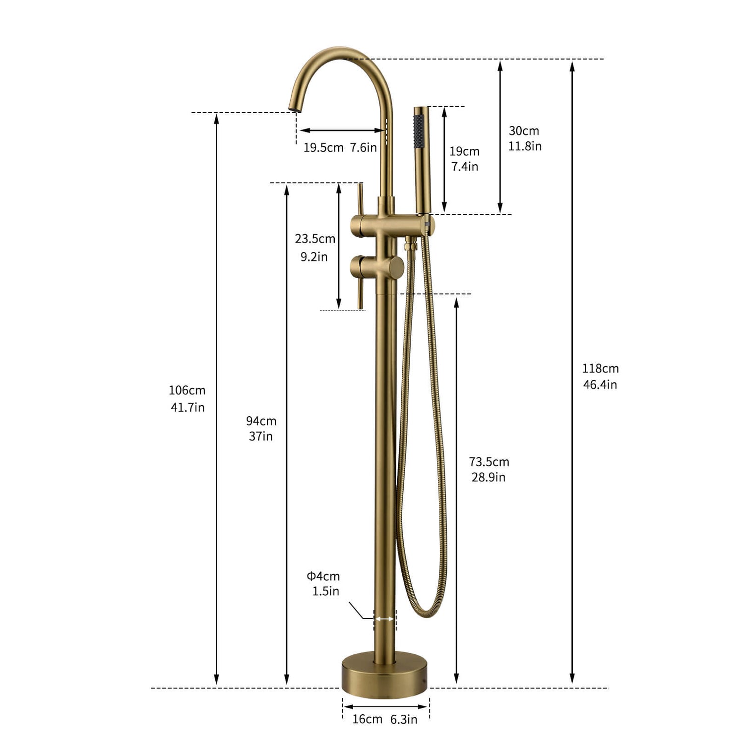 Dimensional specifications of W1932GTP156058