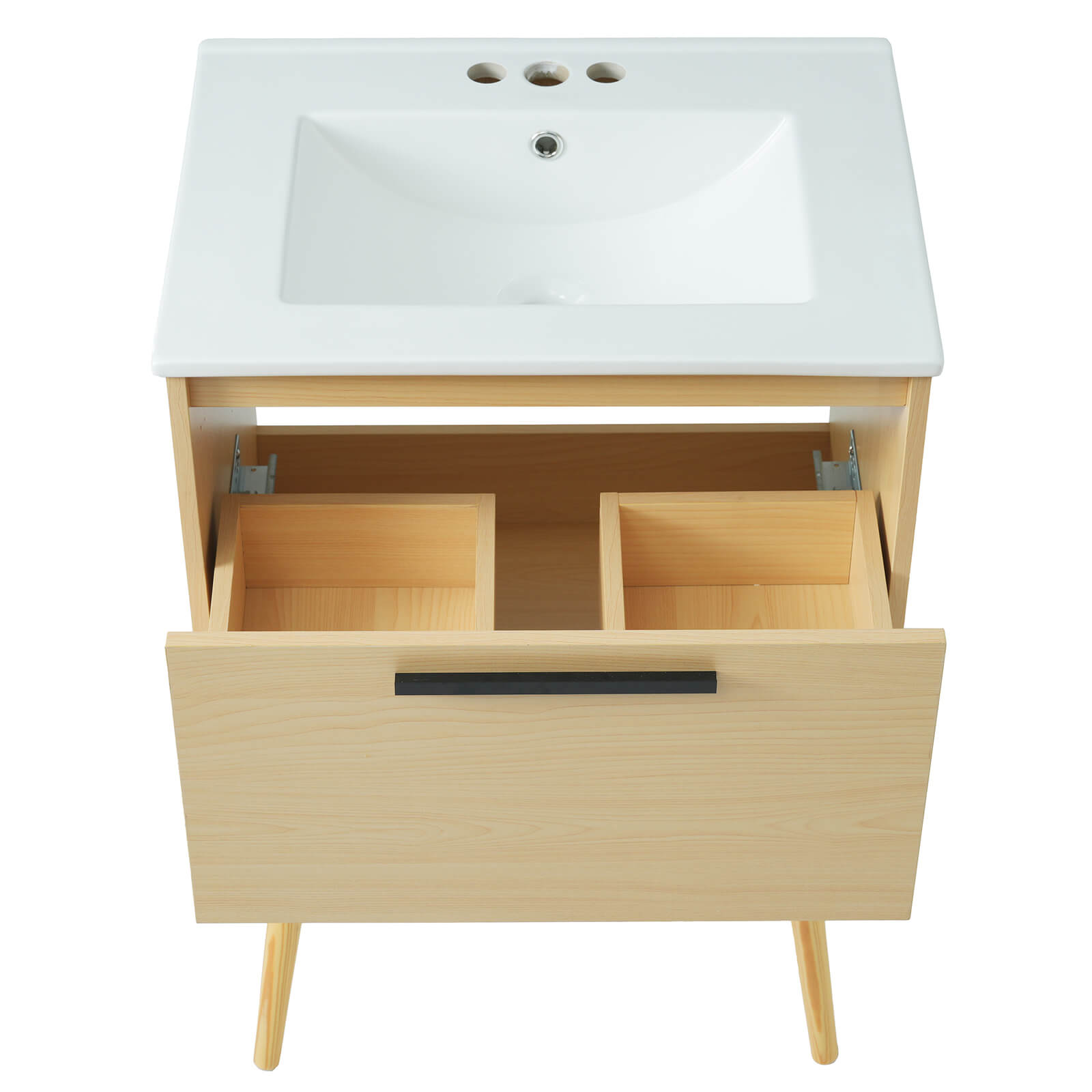 Eco Friendly Scandinavian Vanity with Durable Materials and Easy Assembly