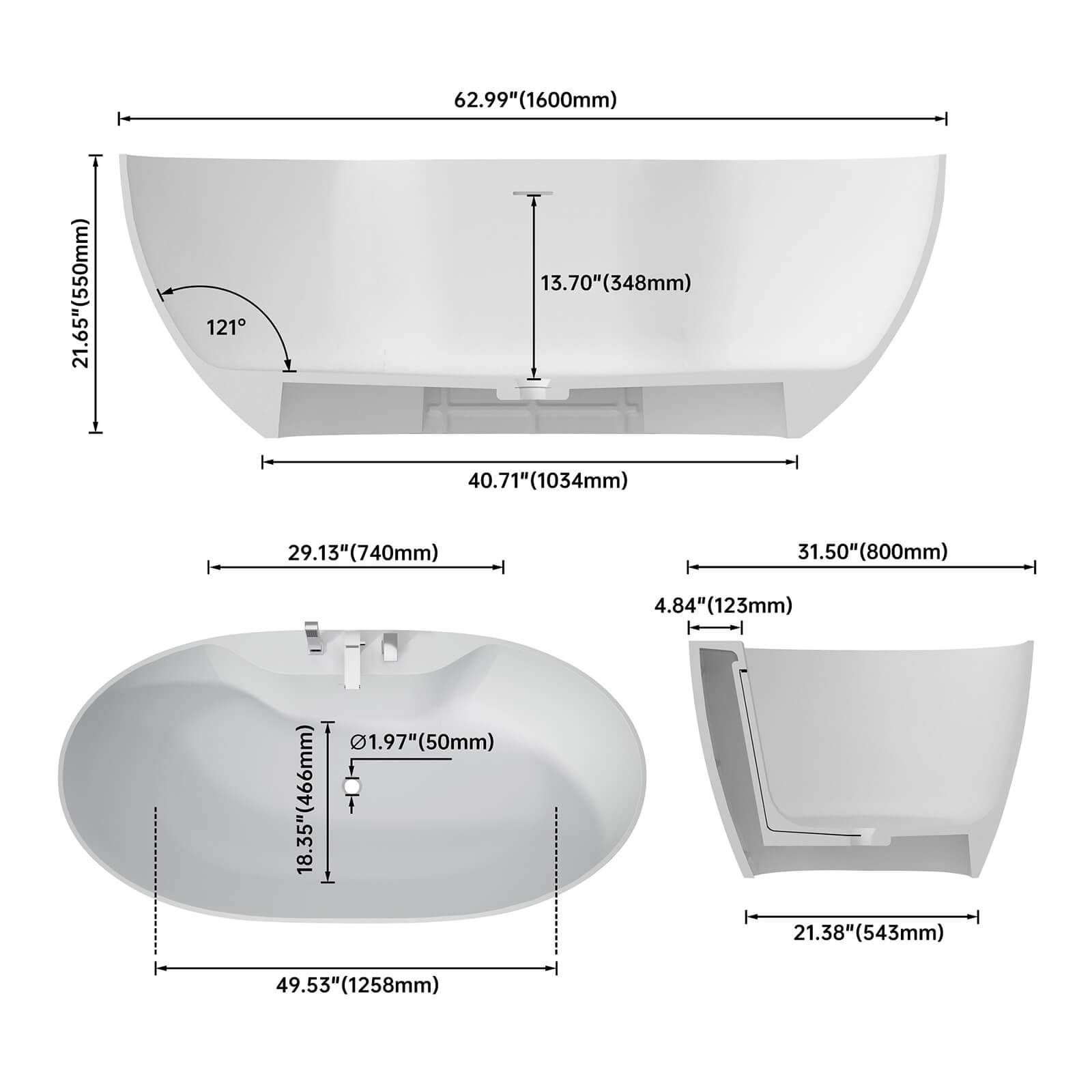 FS335 1600 Dimensions