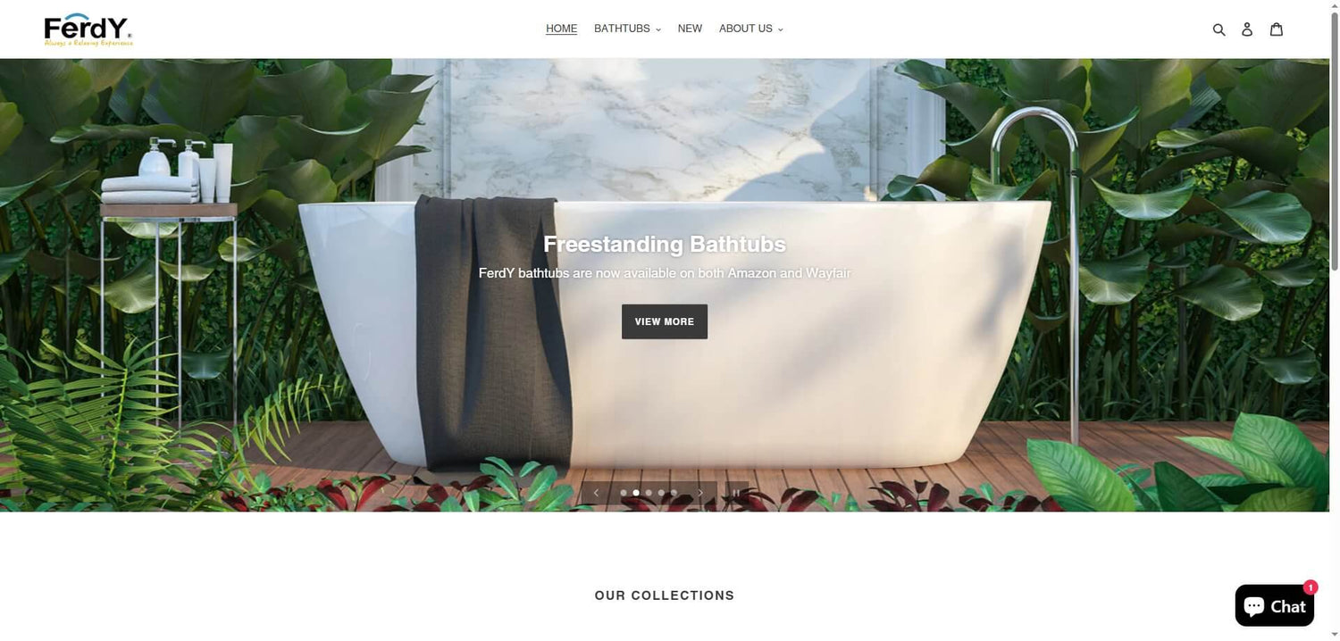 FerdY website home page