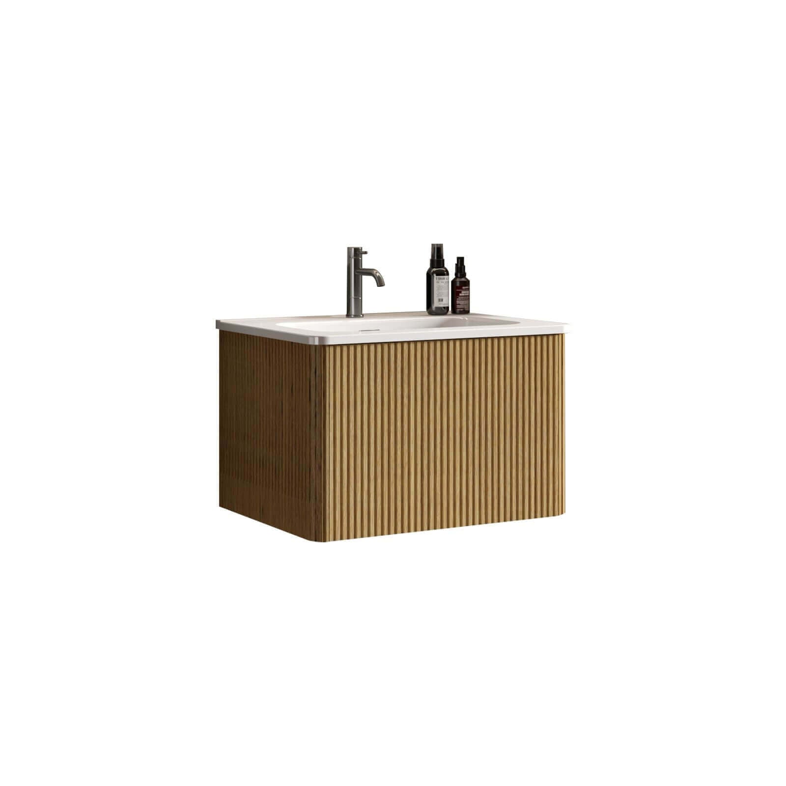 Functional bathroom vanity with efficient storage solutions