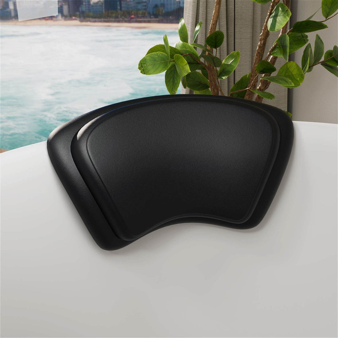 G1 A001MB bath pillow with suction cups for neck and shoulder support