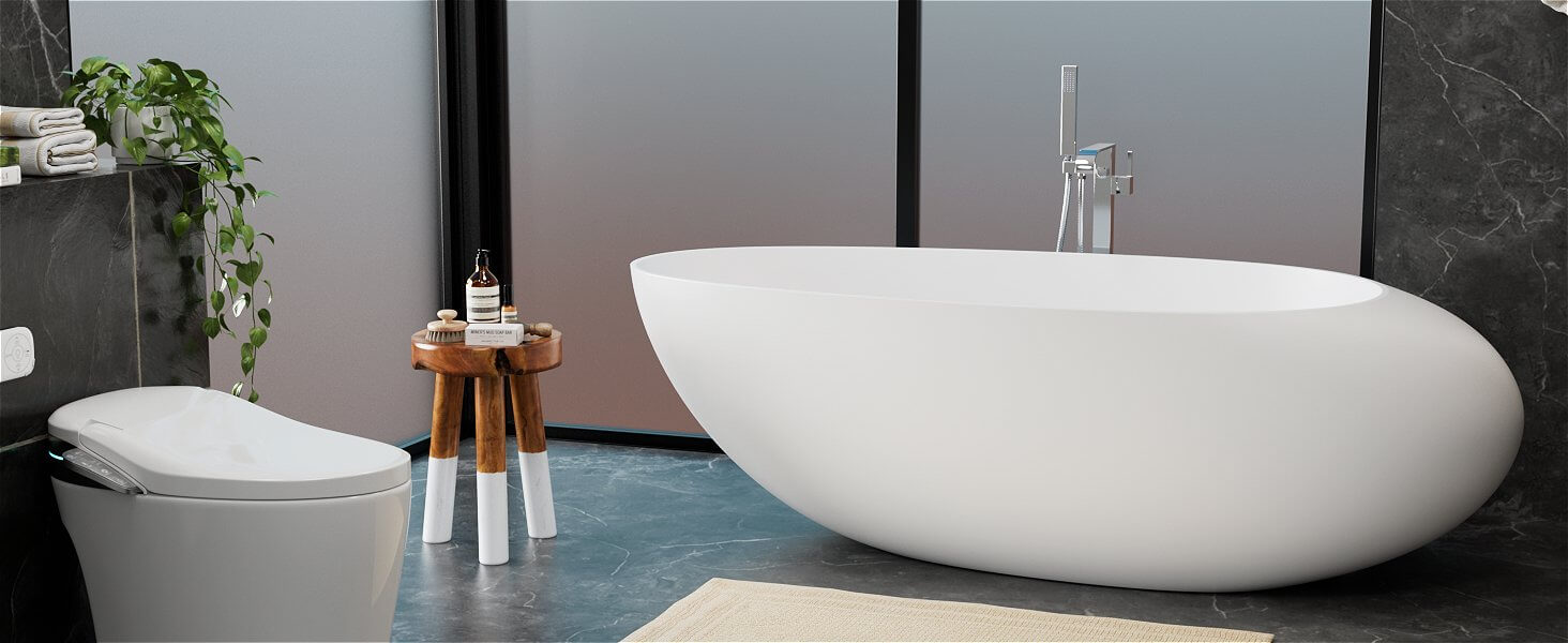 G8-1101W71 Bathtub of ultimate comfort and modern luxury
