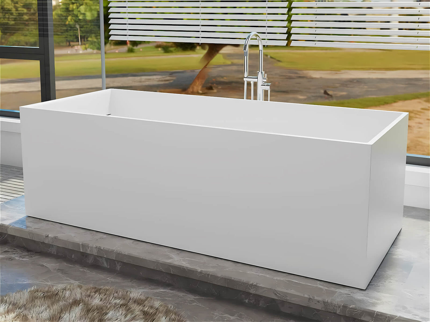 Giving Tree Home guarantees that the solid surface bathtubs we sell will last for more than 15 years.